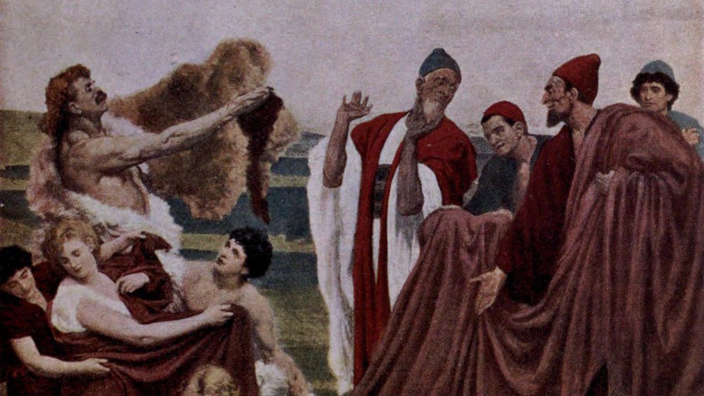 Illustration imagining Phoenician traders in Britain, 19th century