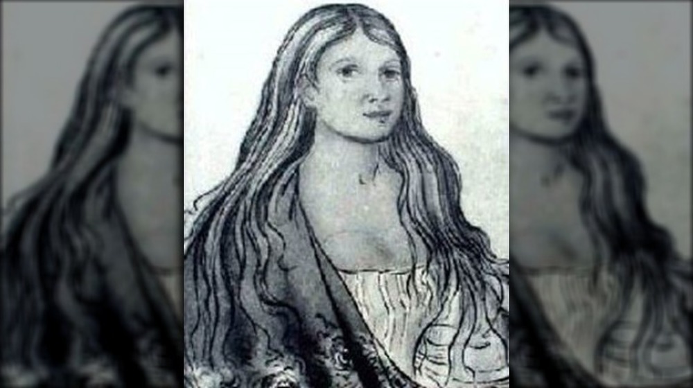 Image said to be that of Nanyehi, from a drawing