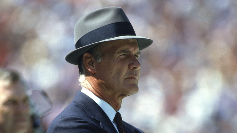 Dallas Cowboys coach Tom Landry