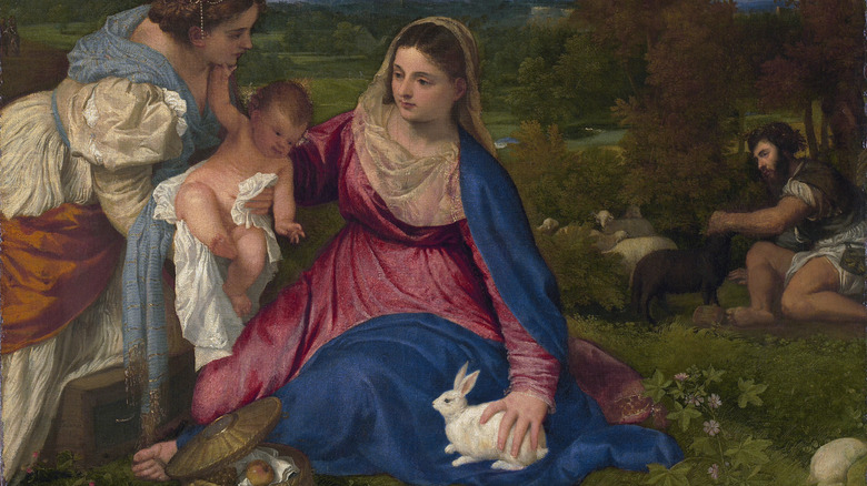 Titian's Madonna with the Rabbit