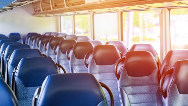 coach bus interior seats
