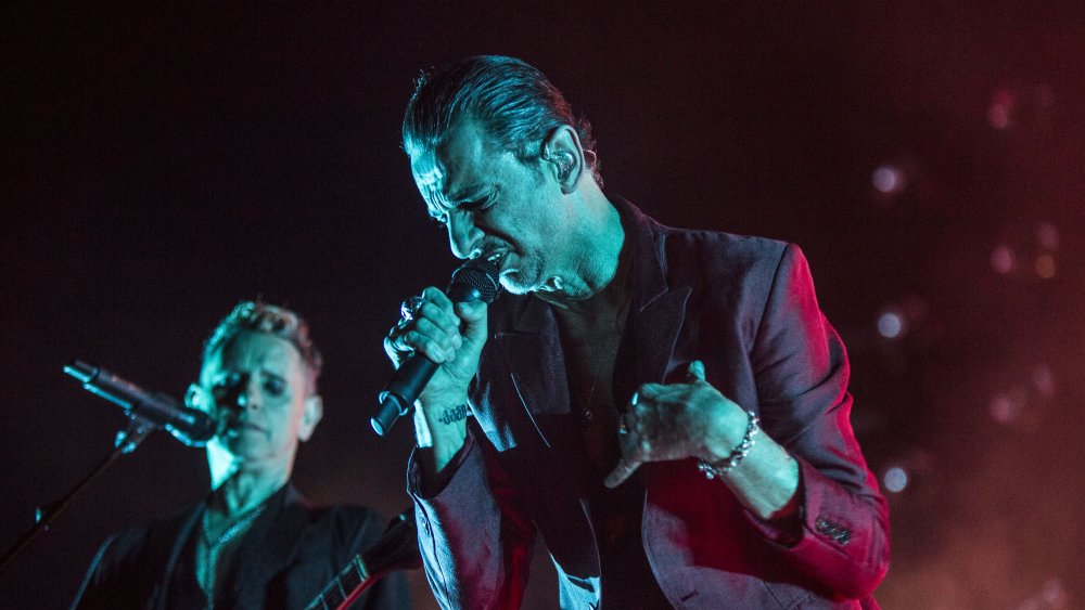 Depeche Mode performing