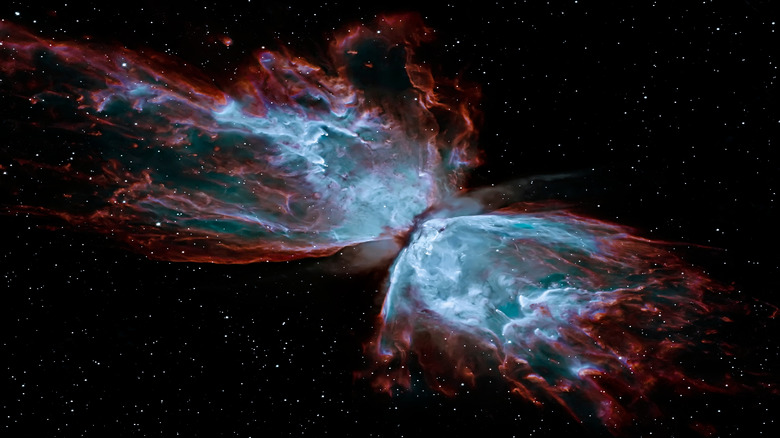 Nebula left from dead star