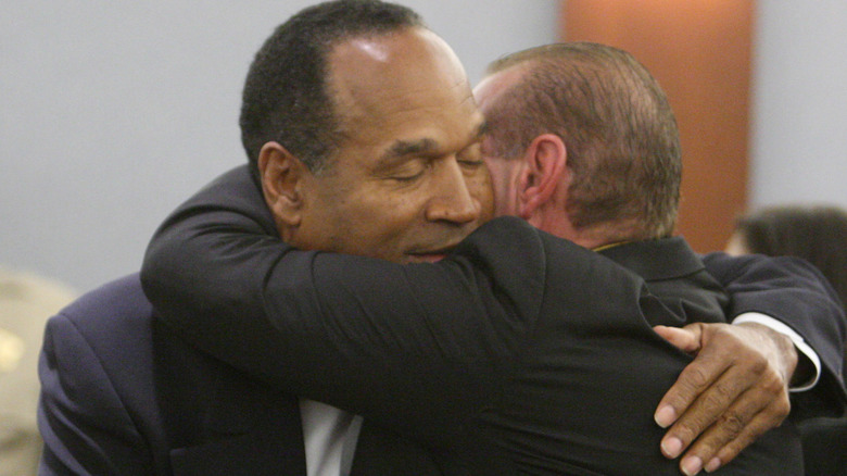 O.J. Simpson after acquittal
