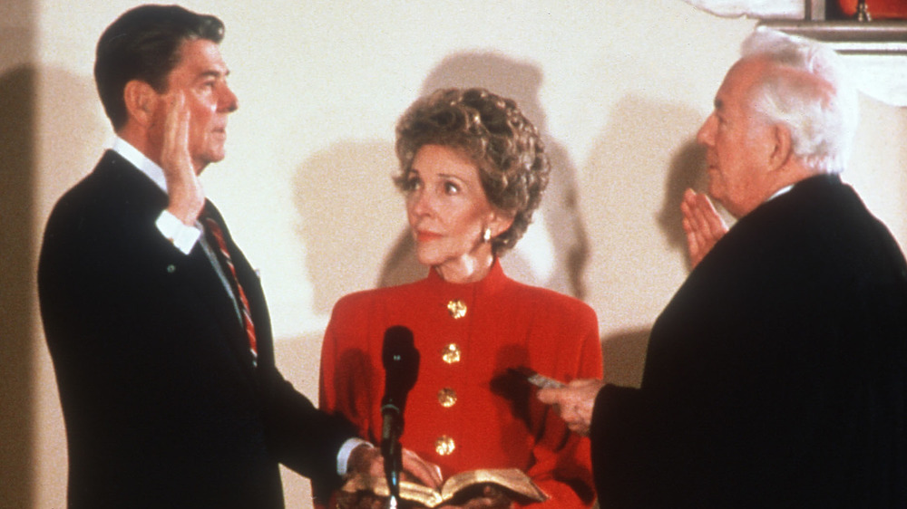 Ronald Reagan sworn in