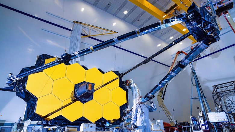James Webb Space Telescope being built