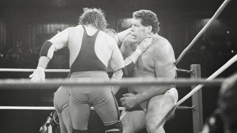 Andre the Giant double teamed