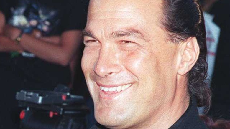 Seagal grinning