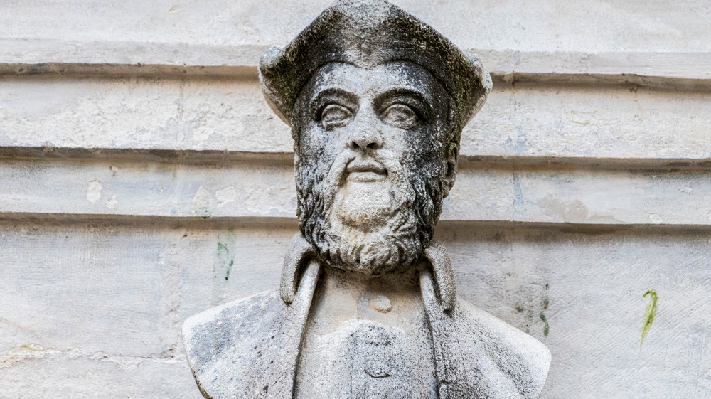 Statue of Nostradamus in France