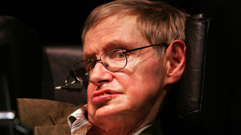 Stephen Hawking in wheelchair