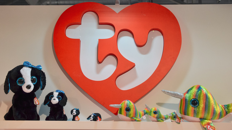 Ty Beanie Baby front desk