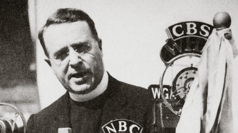 Antisemite Father Charles Coughlin speaking CBS