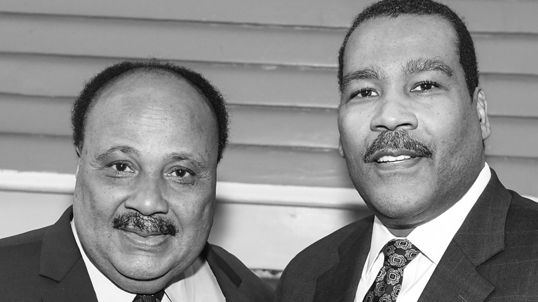 Dexter Scott King and Martin Luther King III