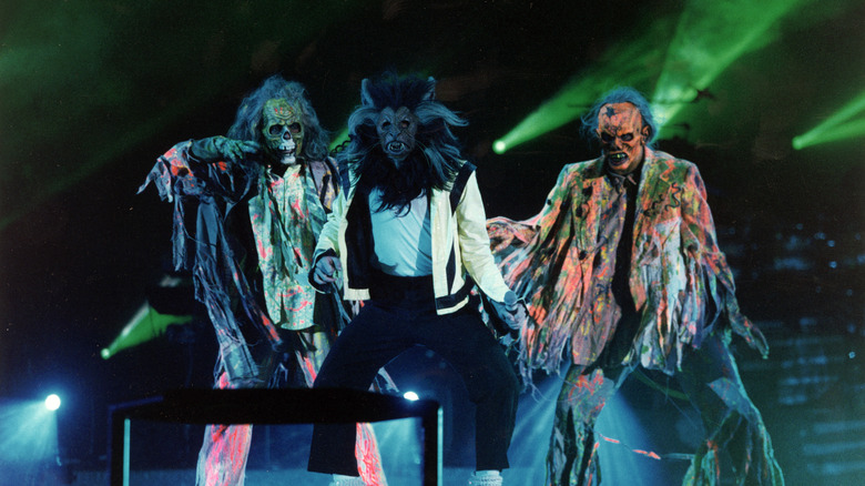 Jackson performing "Thriller" in 1984