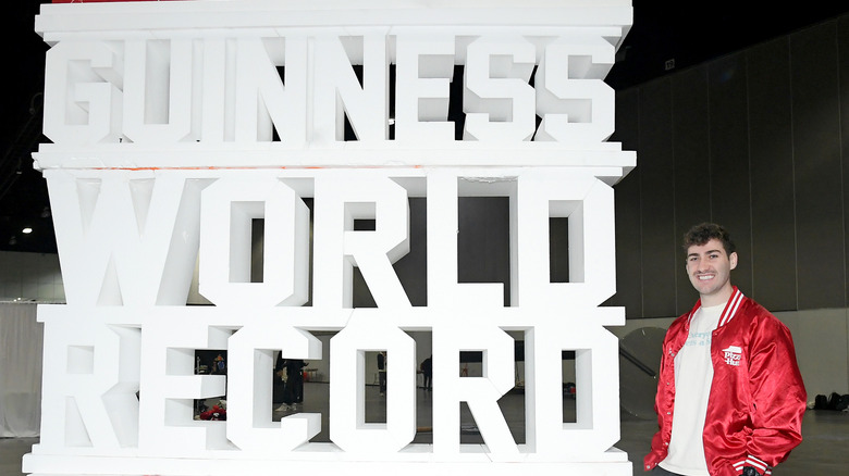 the Guinness World record statue with Airrack