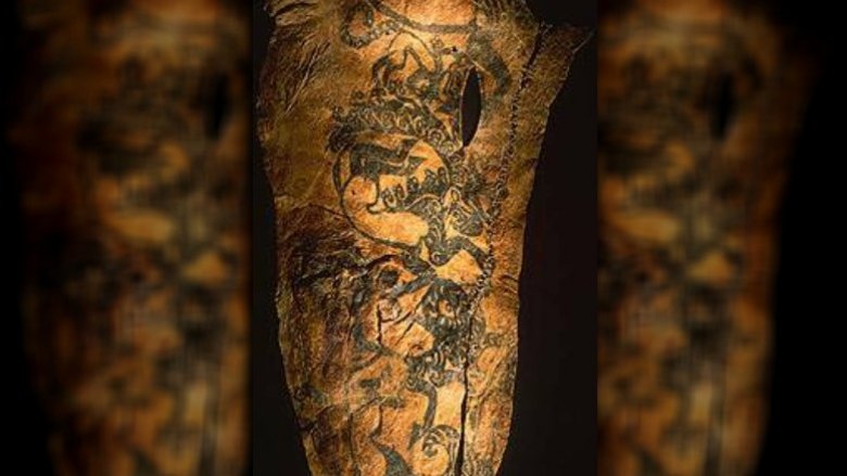 Mummy with tattoos