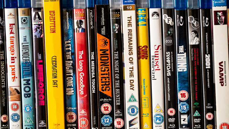 Selection of DVDs and Blu-Rays