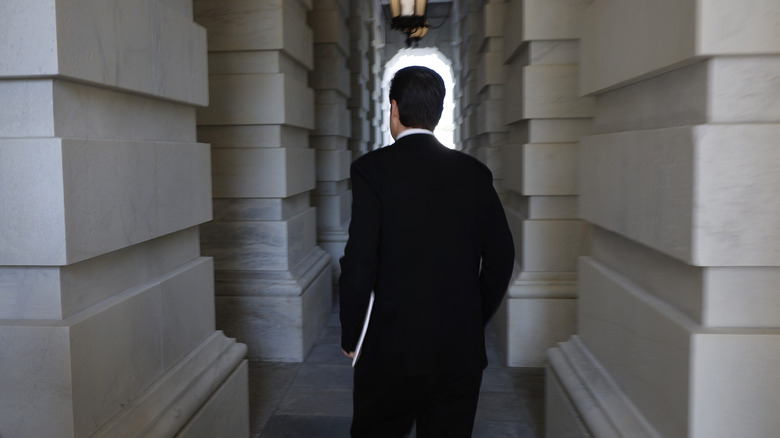 Matt Gaetz walking into the Capitol