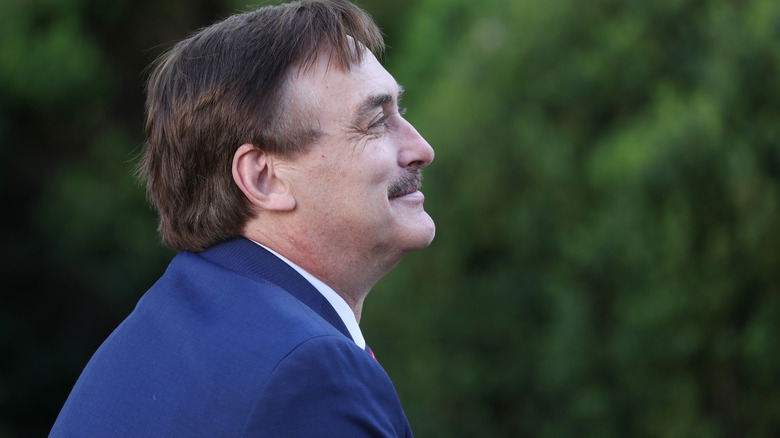 Mike Lindell outside at the White House