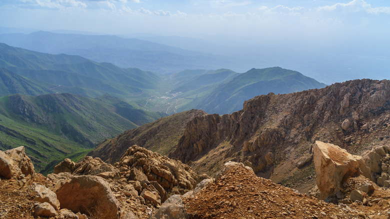 View of the Zagros mountains.
