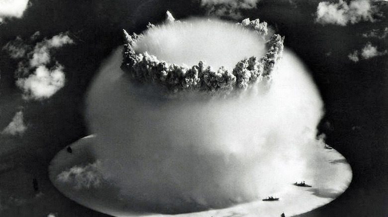 Cloud from nuclear weapons test