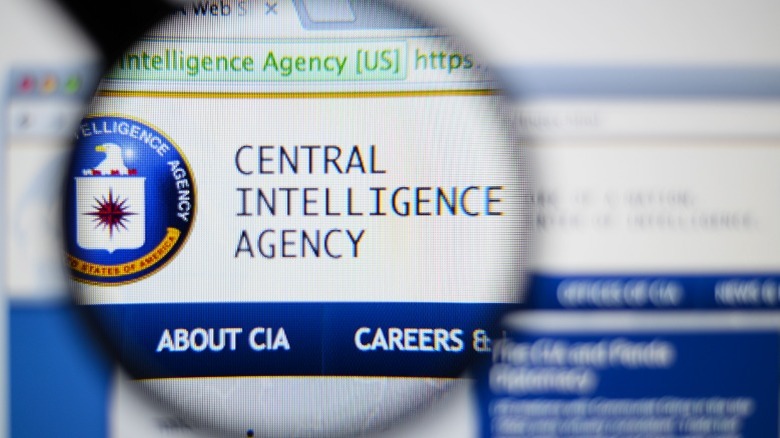 CIA logo magnified