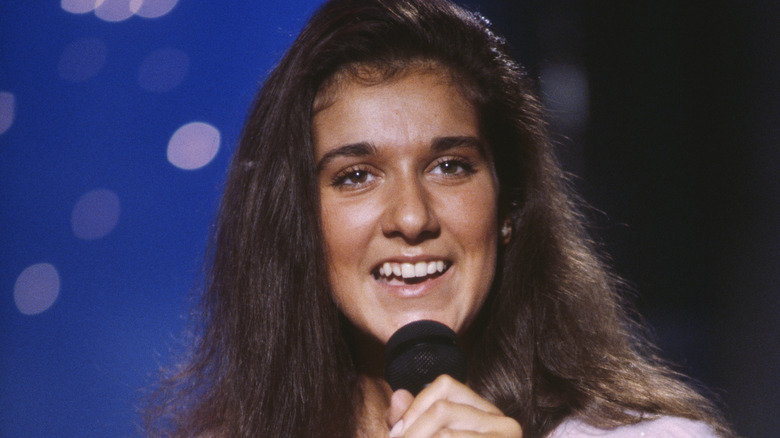 celine dion singing on tv 1980s