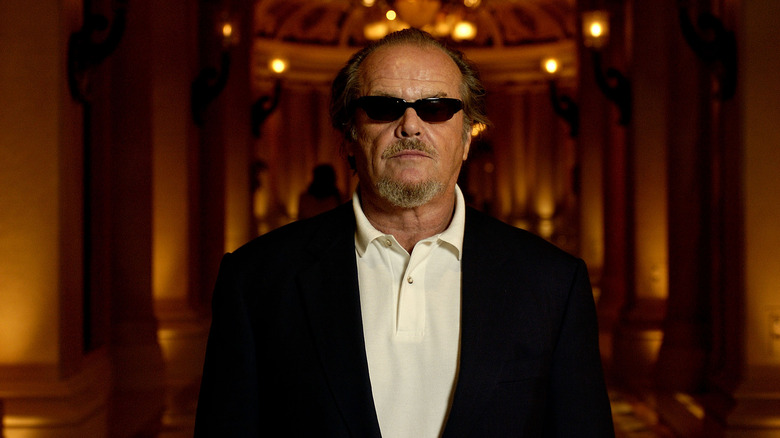 Jack Nicholson wearing sunglasses
