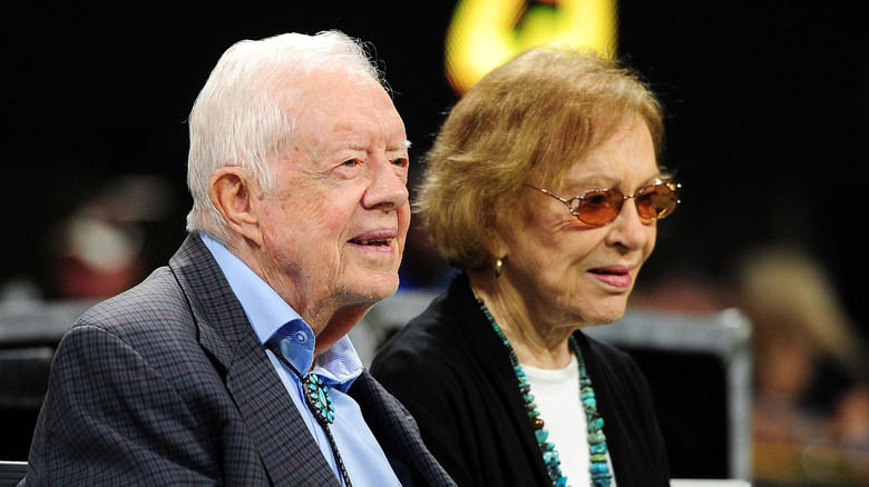 jimmy and rosalynn carter smiling