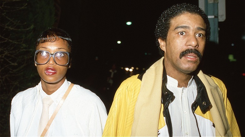 Richard and Deborah Pryor walking together in 1982