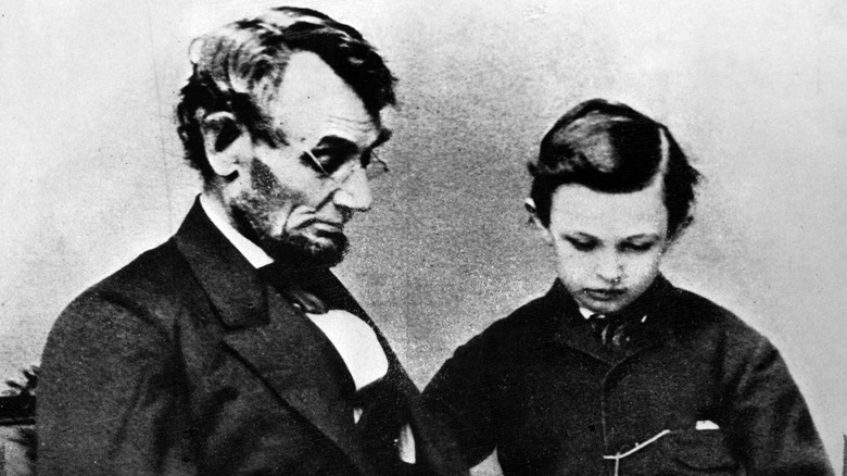 Abraham Lincoln and Willie Lincoln 
