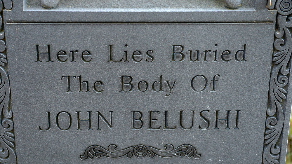 John Belushi's headstone 