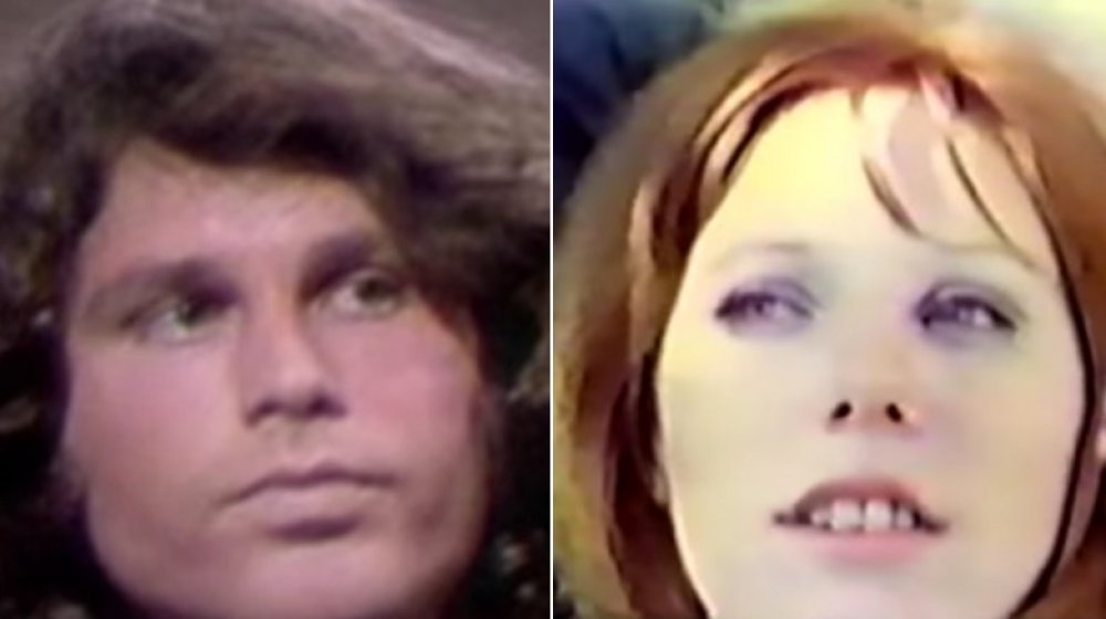 Jim Morrison and Pamela Courson