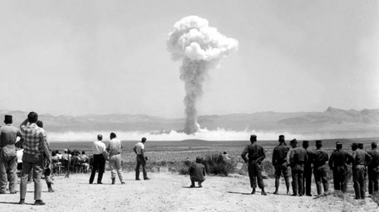 Nevada Test Site nuclear bomb