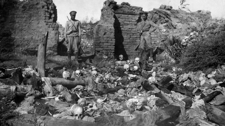 Mass grave Armenian Genocide