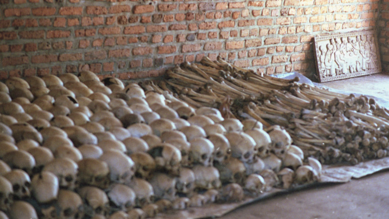 Remains of Rwandan genocide