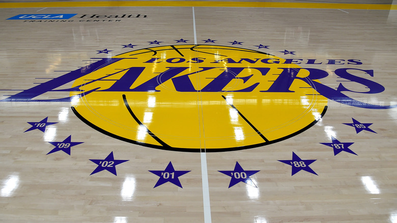 The Lakers logo 