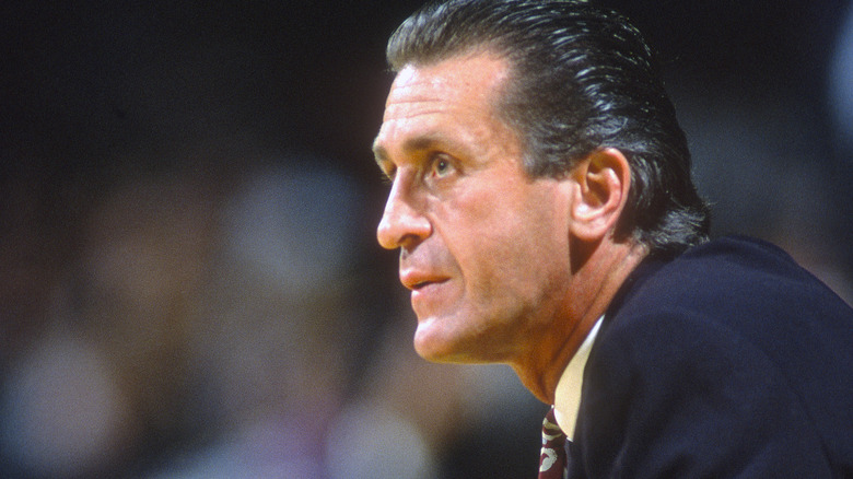 Pat Riley coaching the Lakers