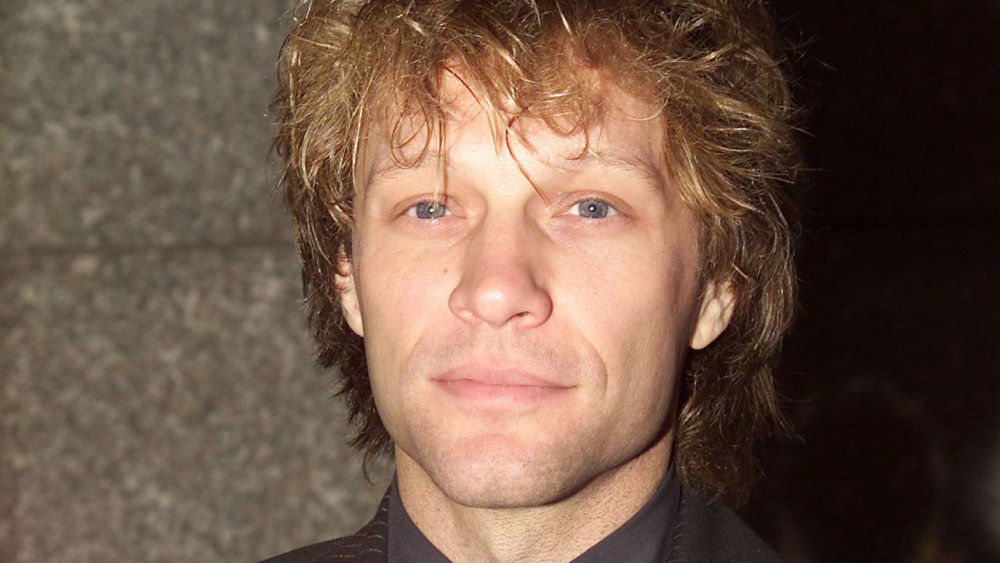 Jon Bon Jovi lookinh serious