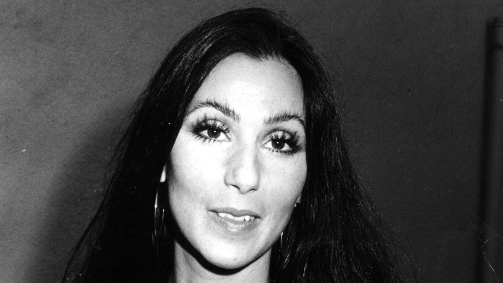 Cher attends an event in 1977