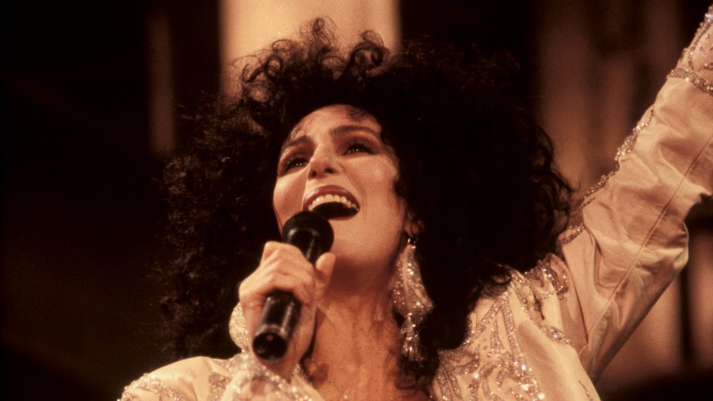 Cher performs circa 1989