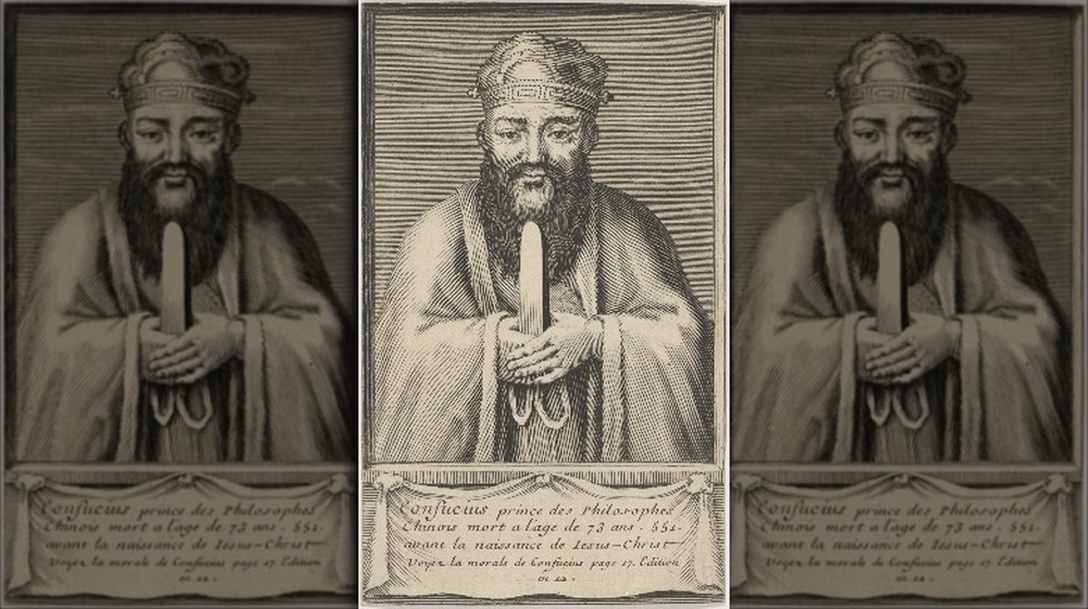 Illustration of Confucius as a young man