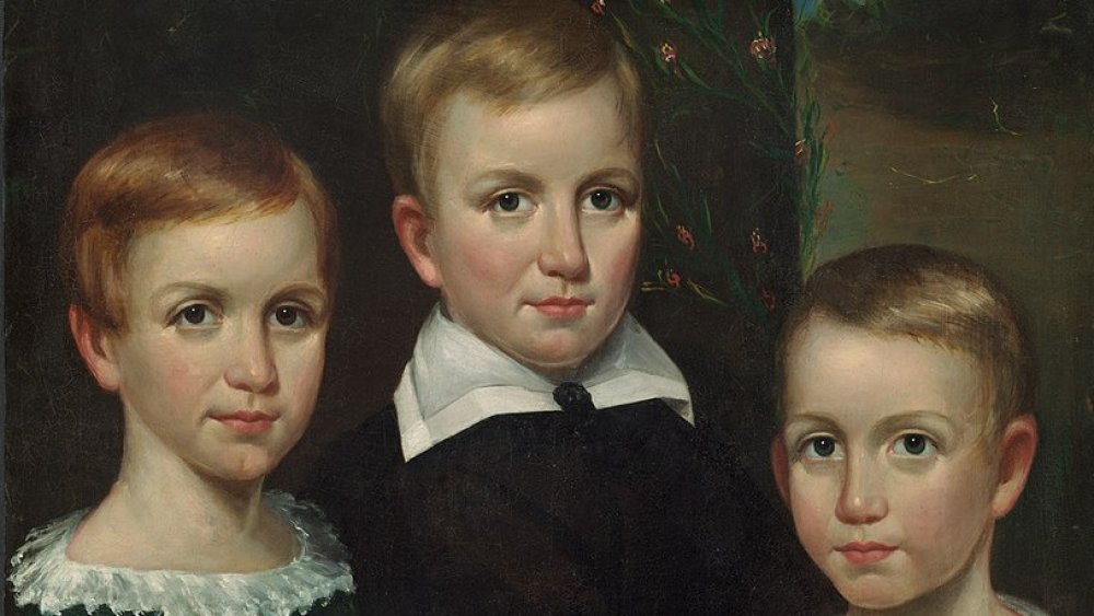 The Dickinson Children by Otis Allen Bullard