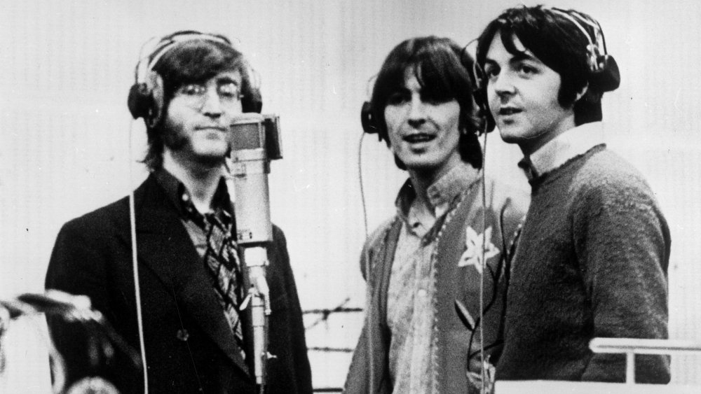 John Lennon, George Harrison, and Paul McCartney