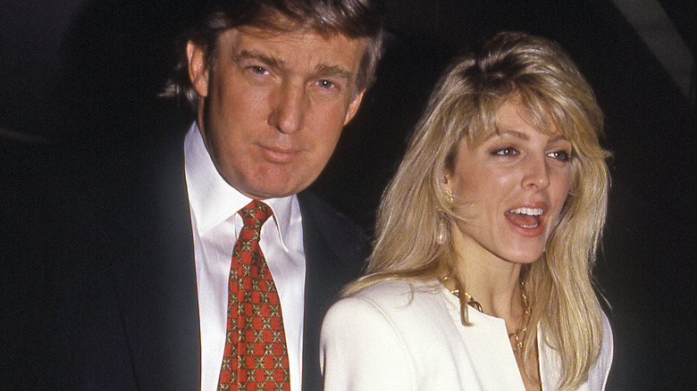 Donald Trump and Marla Maples in 1993