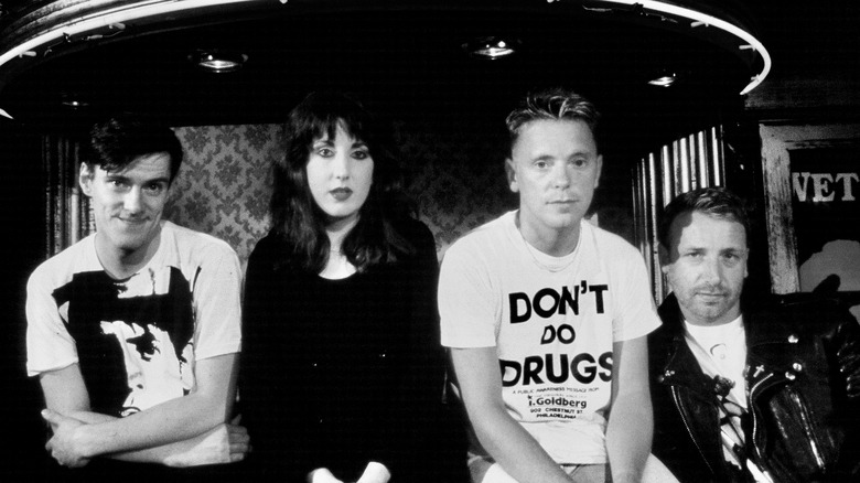 Members of New Order posing together