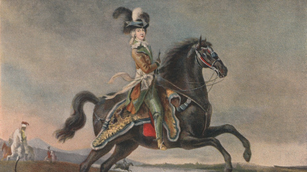 Marie Antoinette on a horse, 1783