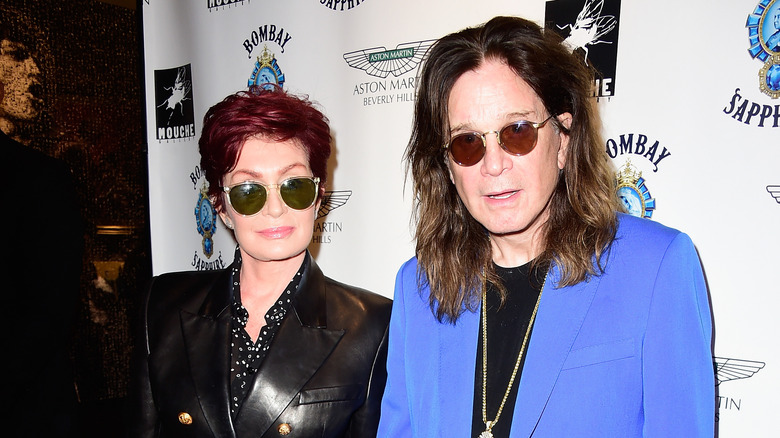 Sharon and Ozzy Osbourne attend reception