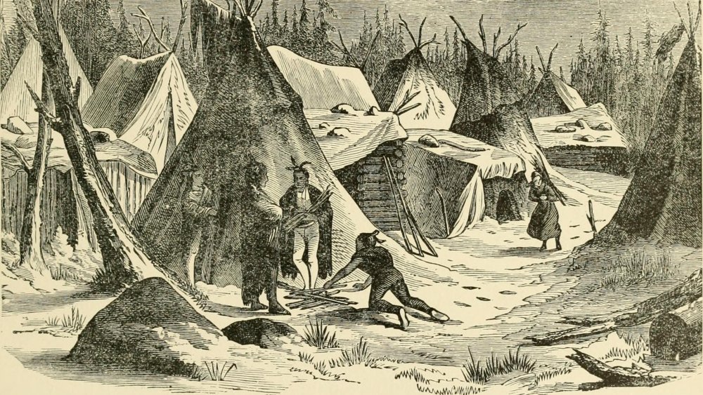 Native Americans and Tepees 