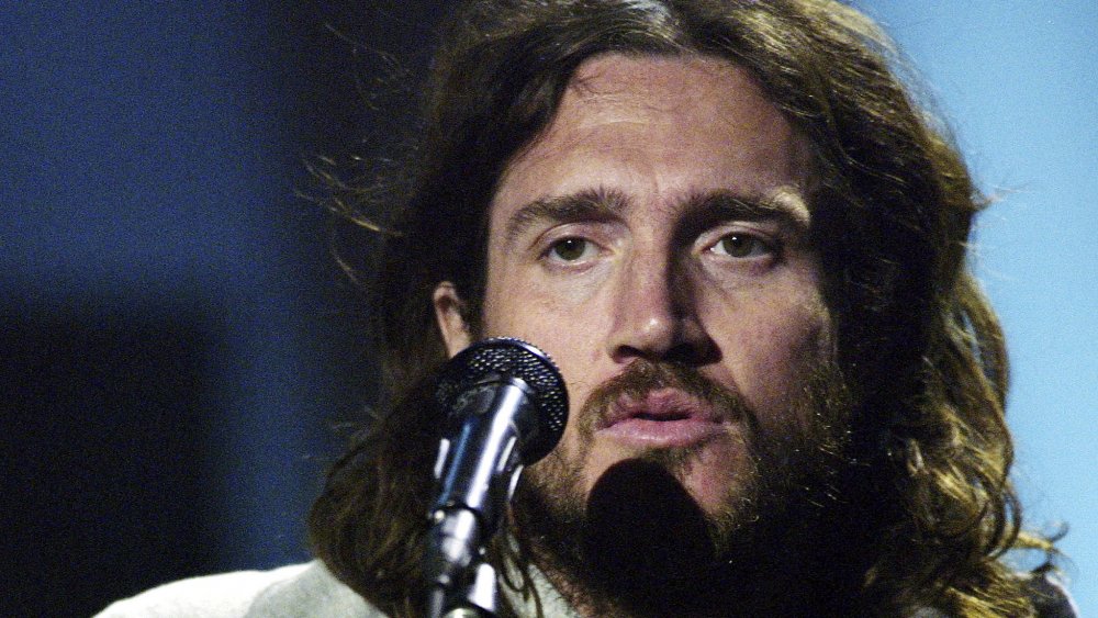 John Frusciante at mic